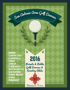 San Antonio Area Texas Golf Course Guide